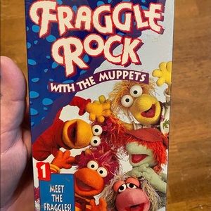 Vintage 1993 Jim Henson Fraggle Rock With The Muppets #1 Meet The Fraggles VHS